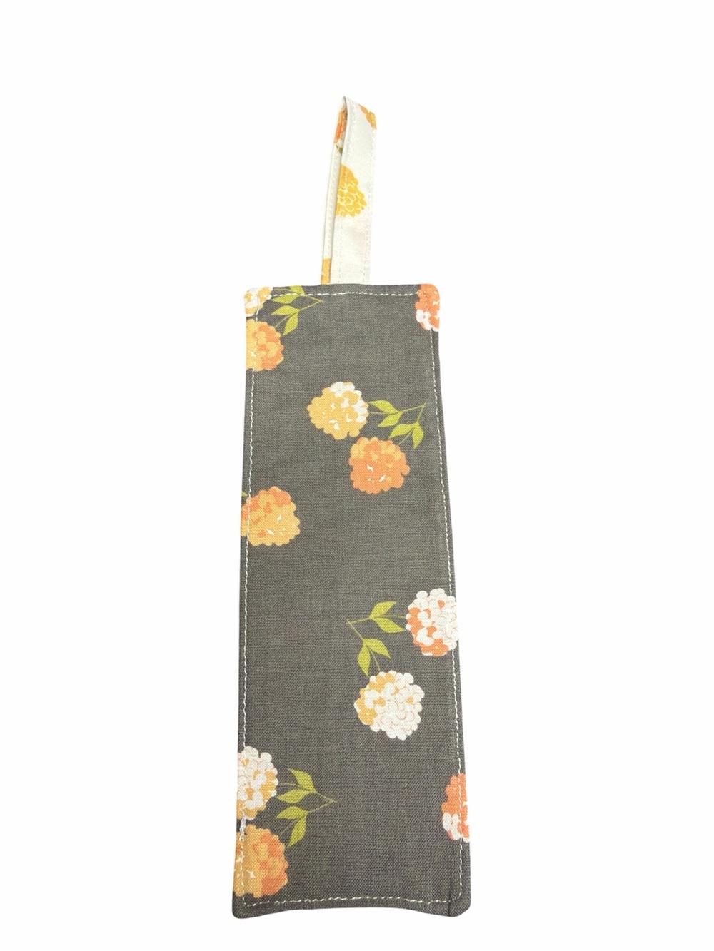 Hand Crafted Reversible Fabric Bookmark Print 7β x 2.5β